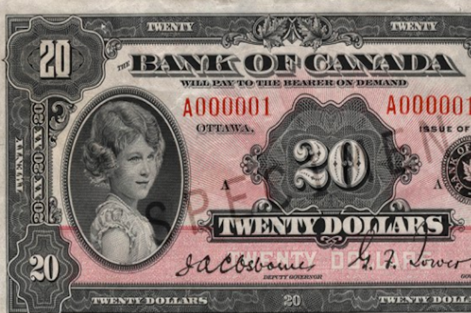 Canadian $20 note (1935)